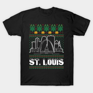 St. Louis Missouri Ugly Christmas T-Shirt